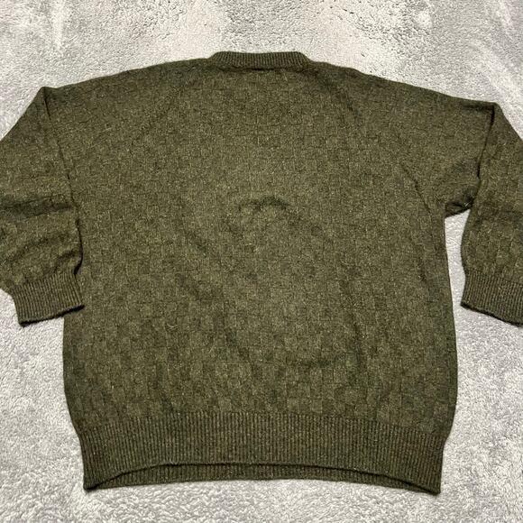 Lothlorian Sweater Mens Large Green Merino Wool Possum New Zealand - Picture 3 of 7